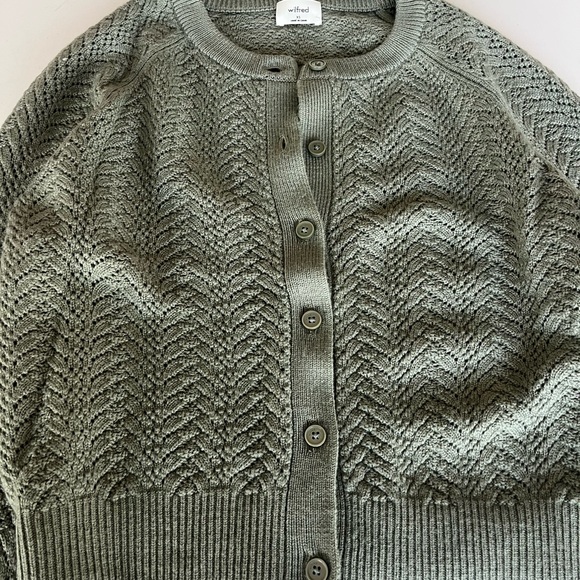 Wilfred Olive Green Women's Cardigan - Picture 3 of 3